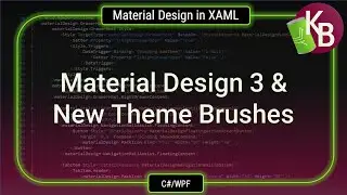 Material Design in XAML - Material Design 3 and more theming