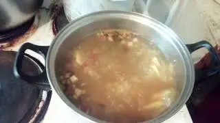 Приготовление супа Харчо