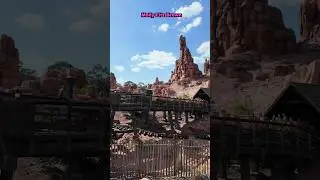 Train Rollercoaster 🚂 #train #rollercoaster #coaster #magickingdom #disney #fast #fun #ride #trains