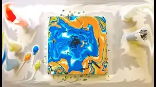 Картины в технике FluidArt. Мой первый опыт.