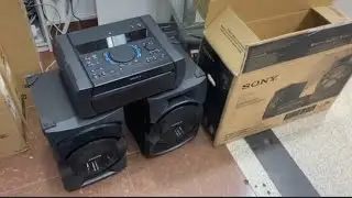 Sony Shake X10D High Power Home Audio System with DVD & Bluetooth unboxing and set up.