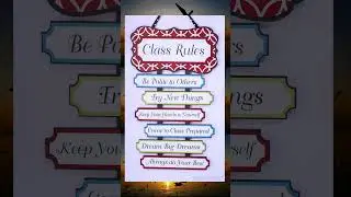 Class Rules Chart Ideas - Class Rules Chart -Class Room Rules decoration #youtubeshorts #shortsvideo