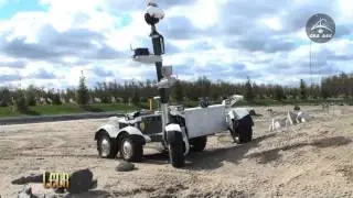 Canadian Space Agency Moon and Mars rover prototypes