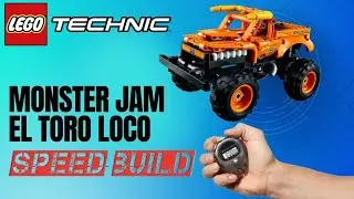 Lego Monster Jam™  El Toro Loco™ speed build - Lego technic 42135 fast build - Lego technic car