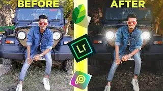 Dark tone effect and Cinematic photo editing tutorial | Snapseed and Lightroom tutorial | BKsTricks