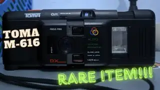 REVIEW + TUTORIAL HOW TO USE ANALOG/FILM CAMERA | TOMA M-616 | RARE ITEM Point&Shoot