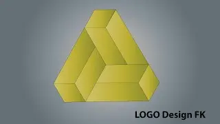 Triangle logo Design in Illustrator.Triangle grid logo design tutorial in illustrator.