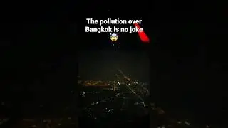 line of pollution over Bangkok 