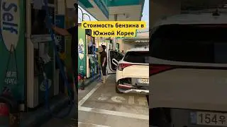 Стоимость бензина в Южной Корее, г. Сеул #shorts #travel #travelvlog #reels