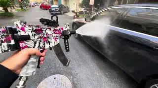 Spice Up Your Car Wash Routine with an Interesting MP5 Approach