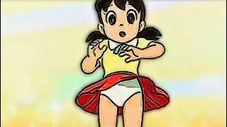 Doraemon Cartoon Flipbook #203 | Nobita Lifts Shizuka's Skirt Flip Book | Flip Book Artist 2024