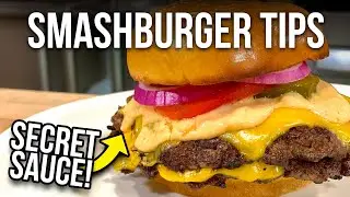 How To Make The BEST Smashburger in Your Kitchen! | Smash Burger Recipe
