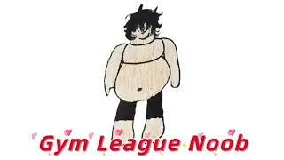 How to draw Noob Gym League Roblox #easydrawing