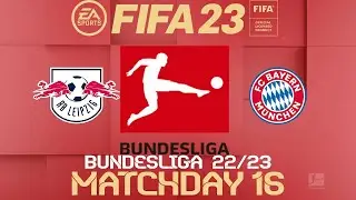 BAYERN MUNCHEN VS RB LEIPZIG|ПШПФ 23 BUNDESLIGA