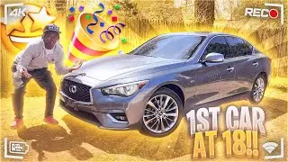 BUYING MY FIRST CAR AT 18 + DRIVING 100 MPH🔥($25,000)