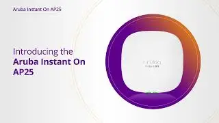 Introducing Aruba Instant On AP25 (US) 4x4 Wi-Fi 6 Indoor Access Point