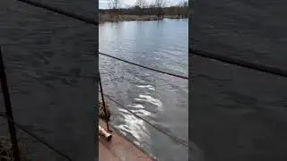 На реке Усманка в апреле 2023 