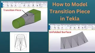 How to Model Transition Piece | In Tekla