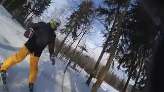 Горнолыжные покатушки. СК "Логойск".
