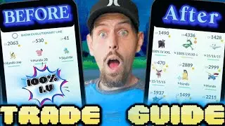 How To Get EASY 100% I.V's In Pokemon GO! 2024  ( TRADING MASTERCLASS )