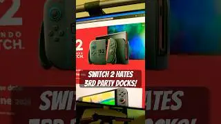 Switch 2 hates 3rd party docks! 