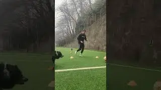 Esercizio visione di gioco e velocità di pensiero per il calcio