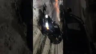 сломал столб машиной лада 2112