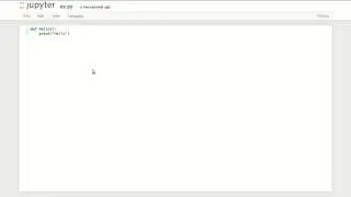 Python Code from Jupyter