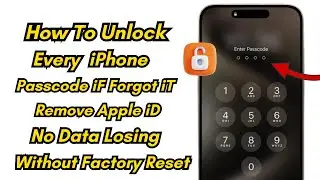 How To Remove Apple iD & Passcode iF Forgot it. Unlock Any iPhone iPad Passcode Or iCloud Activation