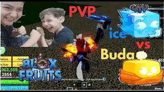 Joguei PVP com meu primo, Buda vs Ice Blox Fruits quem será que foi o vencedor? #bloxfruits