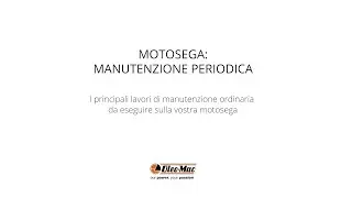 Manutenzione periodica della motosega: scopri tutti i passaggi!