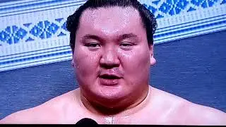 The interview of Hakuhou who is Top division winner[Kyushu Basho 2017 Day 14, November 25th]