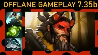 ✨Beastmaster 81% Kill participation! Offlane Gameplay 7.35b - Dota 2 Top MMR