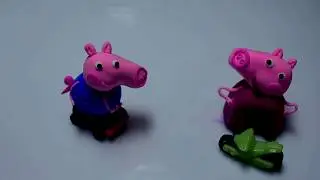 How to make Peppa Pig from Play Doh and play DIY