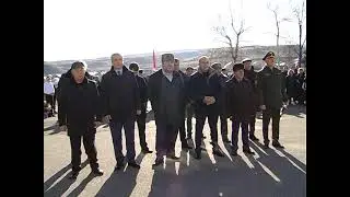 Открытие мемориальной доски Бостанову Руслану Муссаевичу в с.Терезе