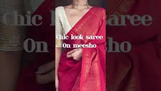 saree on meesho| saree for Saraswati Puja|affordable saree look #meesho #saree #saraswatipuja
