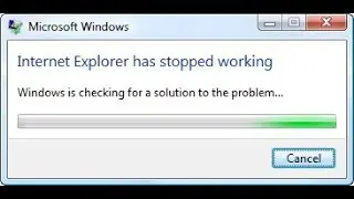 Internet Explorer has stopped working in Windows 10, 8, and 7