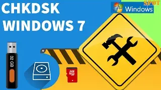 Use CHKDSK in Windows 7 to check hard drives, USB drives, or SD cards.
