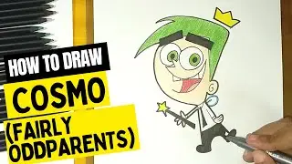 How to Draw Cosmo / Fairly Oddparents / Easy Drawing Tutorial