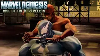 Marvel Nemesis: Rise of the Imperfects | Daredevil Finishers in all Characters (Daily Bugle)