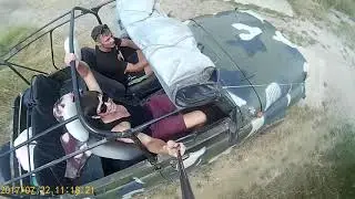 уаз блокирокка моста едит боком всегда