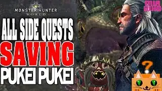 ALL Side Quests and More - The Witcher 3 Collab - Monster Hunter World/Guide