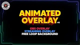 Animated Overlay #3 | Animated OBS Overlay | Stream Overlay | Webcam Overlay | Motion Graphics