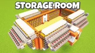 Easy & Silent Copper Golem Storage Room | Minecraft Tutorial