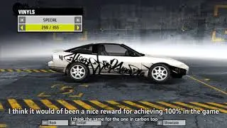 Need For Speed Prostreet: Hidden Special Vinyl Menu (Download In Description)