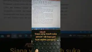 CARA CEPAT MEMBUAT PARAGRAF PADA MS WORD