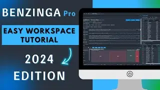 Benzinga Pro Workspace Tutorial [Simple Breakdown] 