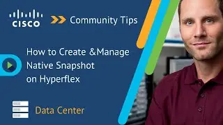 How to create and manage native snapshot on Hyperflex platform. Cisco Hyperflex tips.