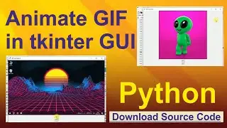 How to animate GIF in tkinter gui ?