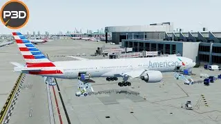 [P3D V5.1] Dallas Fort Worth to Miami ✈ PMDG 777 ✈